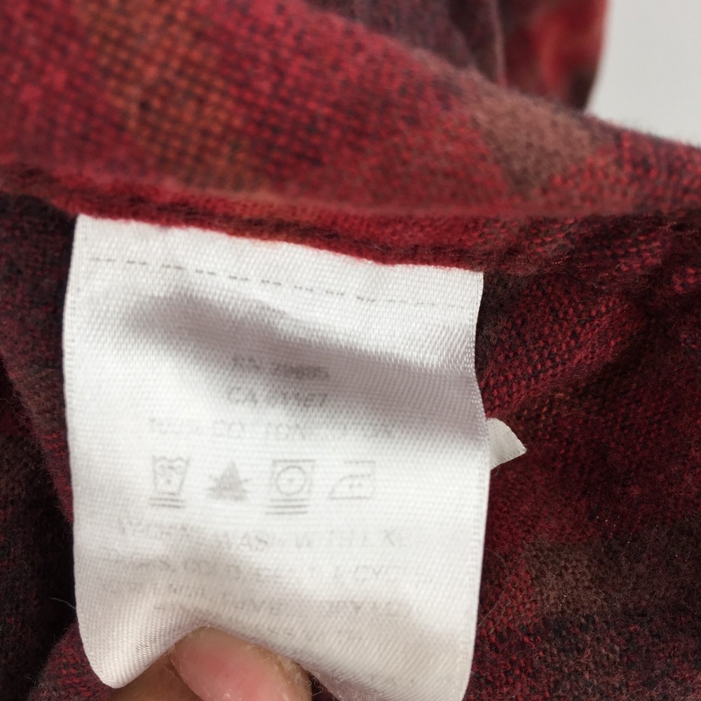 Pendleton Mason Red Flannel checkered Button fron… - image 6